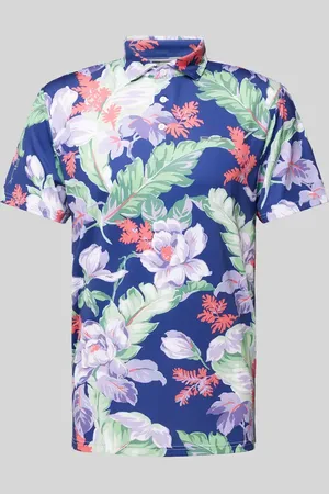 Ralph Lauren Tailored Fit Poloshirt mit Allover-Muster in , Größe S