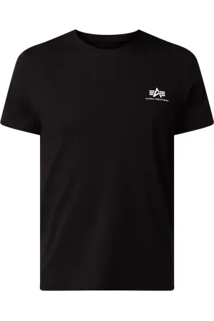 Alpha Industries T-Shirt mit Label-Print in , Größe S