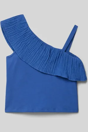 MANGO Cropped Trägertop mit Volants Modell 