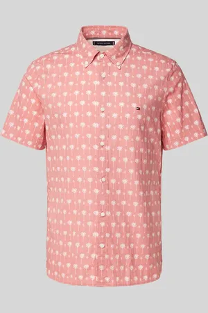 Tommy Hilfiger Slim Fit Freizeithemd mit Allover-Muster in , Größe XL