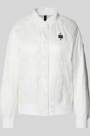Blauer Steppjacke mit Stehkragen in , Größe XL