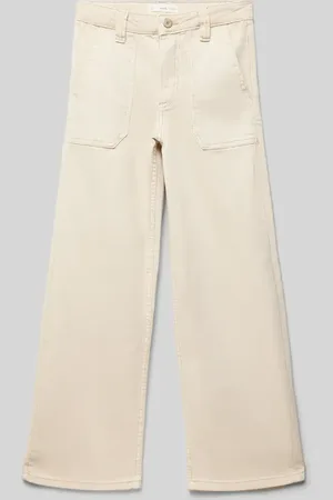 MANGO Flared Jeans mit Ziernähten Modell 