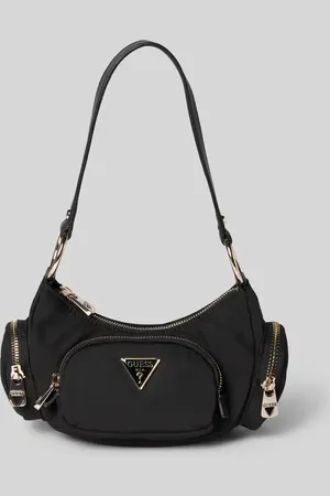 Guess Handtasche mit Label-Applikation in , Größe 1