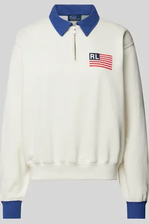 Ralph Lauren Oversized Troyer mit Label-Print in , Größe S