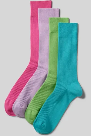 DillySocks Socken mit Strukturmuster im 4er-Pack in , Größe 1