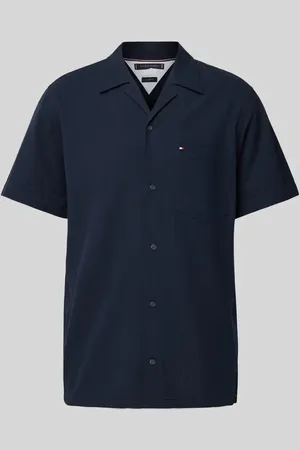 Tommy Hilfiger Regular Fit Freizeithemd mit Logo-Stitching in , Größe XL