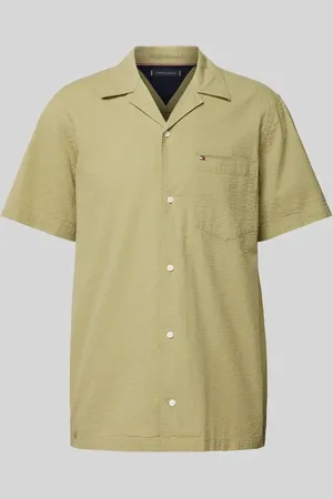 Tommy Hilfiger Regular Fit Freizeithemd mit Logo-Stitching in , Größe S