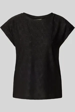 Freequent T-Shirt mit Lochstickerei Modell 