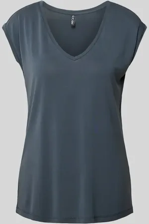 Pieces® T-Shirt mit V-Ausschnitt Modell 