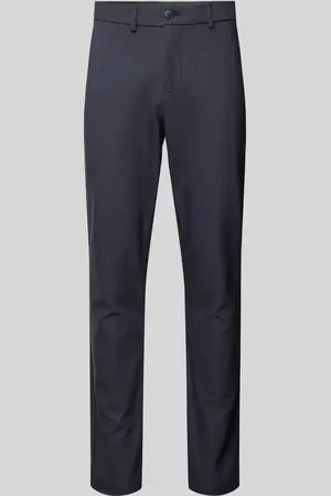 Casual Friday Slim Fit Hose in unifarbenem Design Modell 