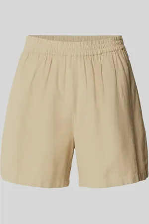 Pieces® Shorts in unifarbenem Design Modell 
