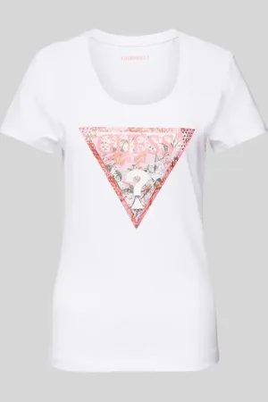 Guess T-Shirt mit Strasssteinbesatz in , Größe XS