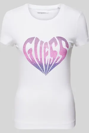 Guess T-Shirt mit Strasssteinbesatz Modell 