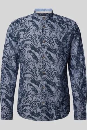 TOM TAILOR Regular Fit Freizeithemd mit Stehkragen in , Größe L