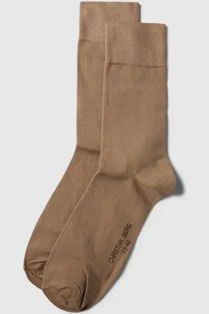 Christian Berg Socken mit elastischen Bündchen im 2er-Pack in , Größe 43/46