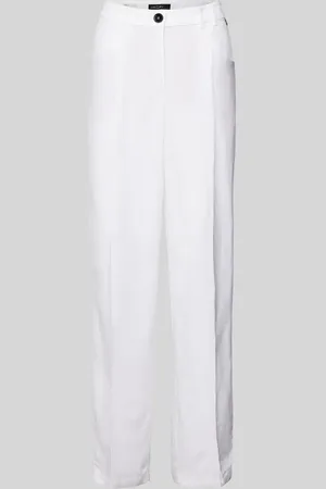 Marc Cain Wide Fit Stoffhose mit Bundfalten in , Größe 46