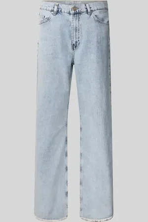 Sixth June Wide Leg Jeans mit Fransen in , Größe 30