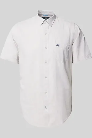 Lerros Regular Fit Freizeithemd mit Label-Stitching in , Größe M