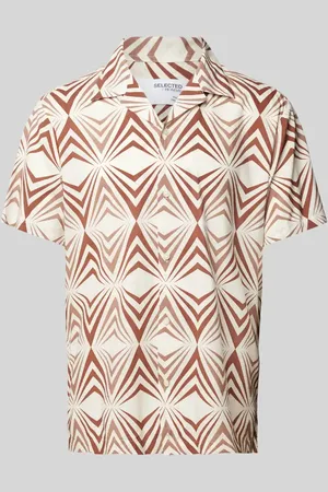SELECTED Regular Fit Freizeithemd mit Allover-Muster in , Größe M