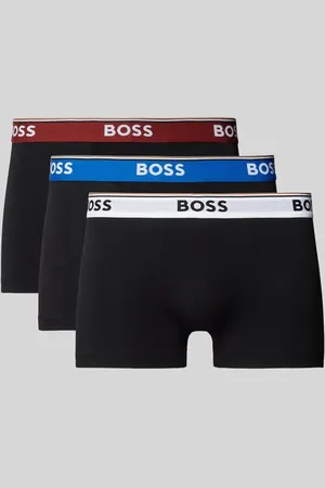 HUGO BOSS Trunks mit elastischem Logo-Bund im 3er-Pack in , Größe S