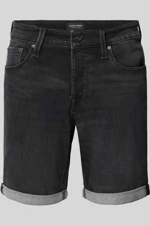 JACK & JONES Regular Fit Jeansshorts in unifarbenem Design Modell 