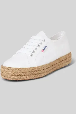 Superga Sneaker mit Schnürung in unifarbenem Design in , Größe 38