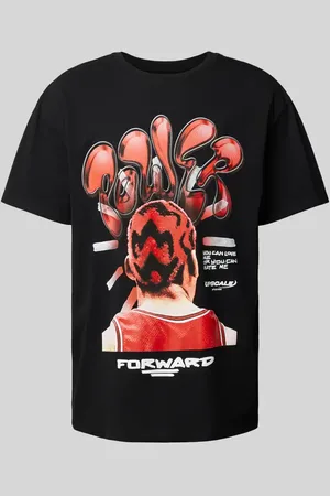 Mister Tee Oversized T-Shirt mit Motiv- und Statement-Print in , Größe XS