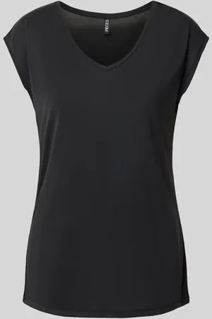 Pieces® T-Shirt mit V-Ausschnitt Modell 
