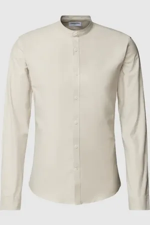 Lindbergh Slim Fit Freizeithemd mit Stehkragen Modell 