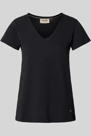 Mos Mosh T-Shirt mit V-Ausschnitt in , Größe XS