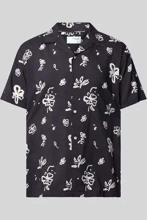 SELECTED Regular Fit Freizeithemd mit Allover-Muster in , Größe S