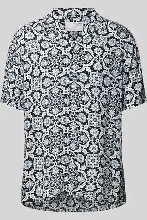 SELECTED Regular Fit Freizeithemd mit Allover-Muster in , Größe S