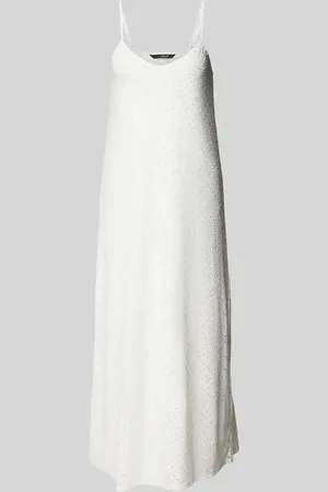 VERO MODA Midikleid mit Lochstickerei Modell 