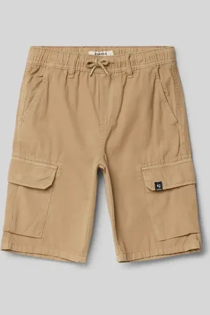 Garcia Bermudas mit Cargotaschen und elastischem Bund in , Größe 170