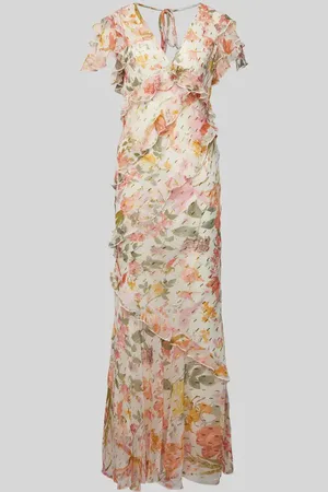 Lipsy London Abendkleid mit Volants in , Größe 32