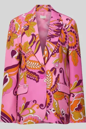 Milano Blazer mit Allover-Muster und Pattentaschen in , Größe 38