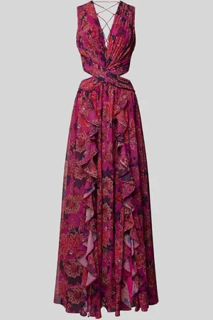 ADLYSH Cocktailkleid in Wickel-Optik mit Volants in , Größe L