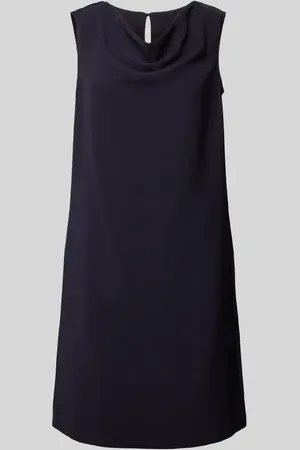 Comma, Knielanges Kleid mit Wasserfall-Ausschnitt in , Größe 42