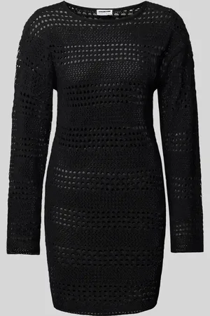 Noisy May Knielanges Kleid mit Lochmuster Modell 