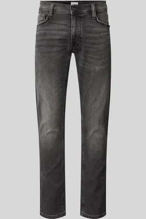 Mustang Slim Fit Jeans mit Label-Details in , Größe 31/32