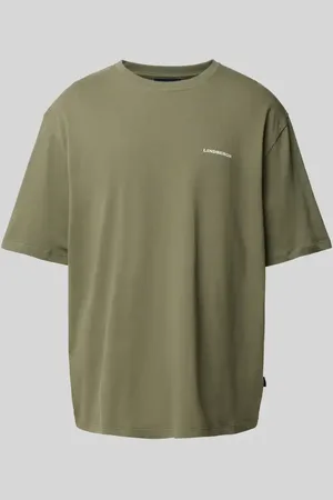 Lindbergh Oversized T-Shirt mit Label-Print in , Größe S