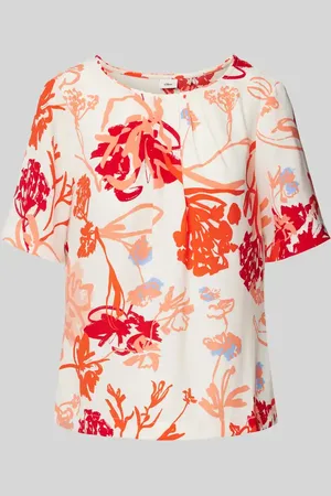 QS by s.Oliver Bluse mit Allover-Print in , Größe 40