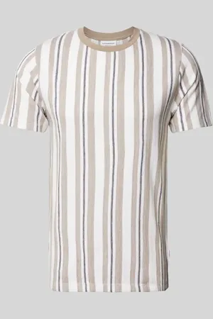 Lindbergh Relaxed Fit T-Shirt mit Streifenmuster Modell 