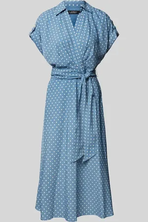 Ralph Lauren Midikleid mit Allover-Print Modell 