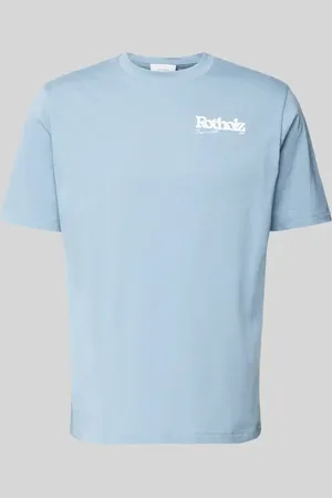 Rotholz T-Shirt mit Label-Print Modell 