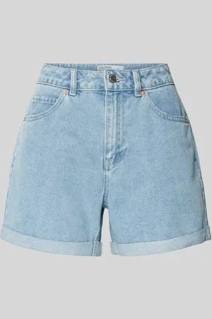 VERO MODA Loose Fit Jeansshort in unifarbenem Design Modell 