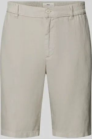Brax Regular Fit Leinenbermudas mit elastischem Bund Modell 
