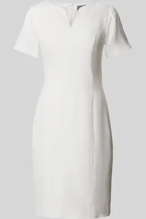 White Label Knielanges Kleid mit V-Ausschnitt in , Größe 48