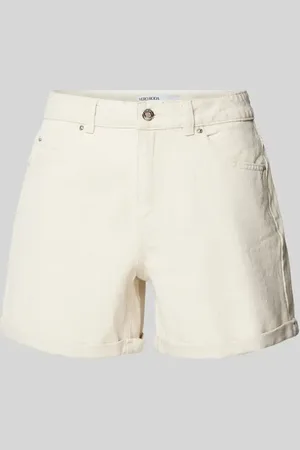 VERO MODA Loose Fit Jeansshort in unifarbenem Design Modell 