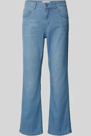 Angels Cropped Jeans in unifarbenem Design Modell 